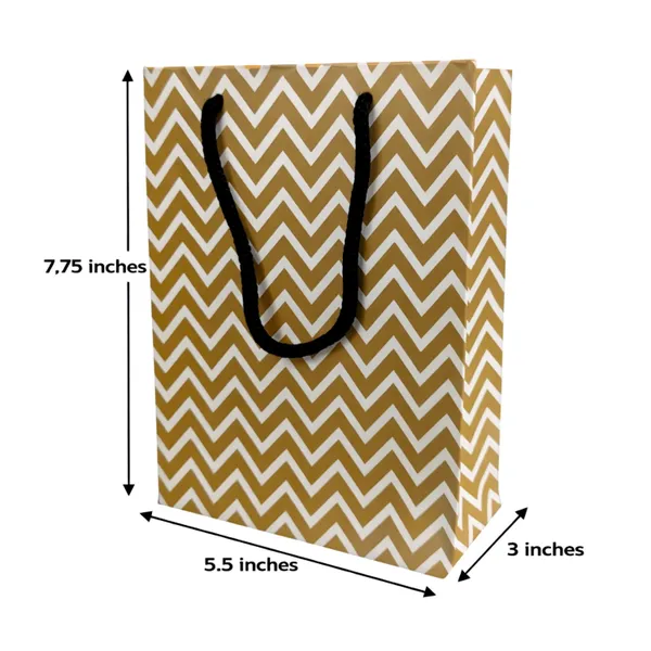 Pack_of_10_Gold_Chevron_Pattern_Gift_Bag_with_Rope_Handles