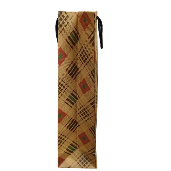 PACK_OF_10__Kraft_Paper_Gift_Bag_with_Ethnic_Geometric_Pattern