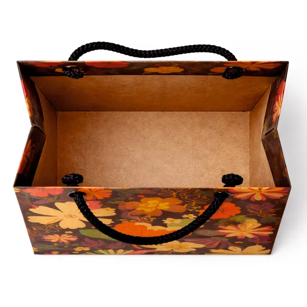 (Pack_of_10)_Brown_Kraft_Paper_Gift_Bag_with_Autumn_Floral_Pattern