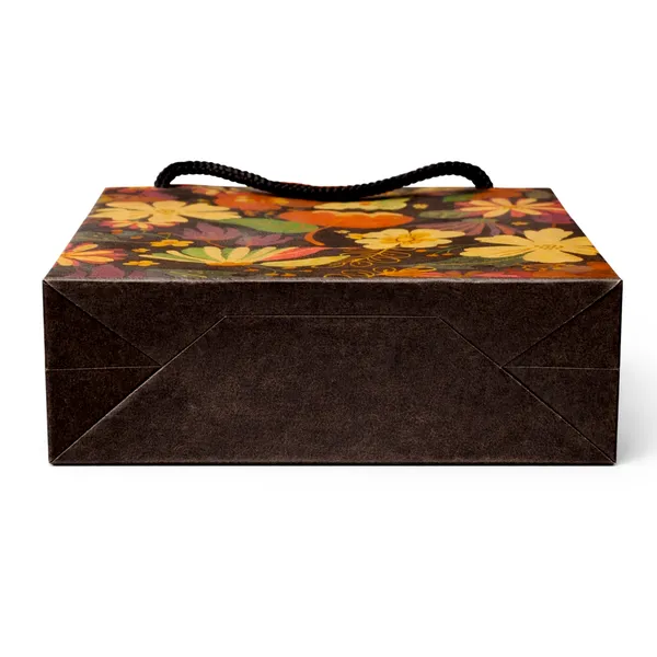 (Pack_of_10)_Brown_Kraft_Paper_Gift_Bag_with_Autumn_Floral_Pattern