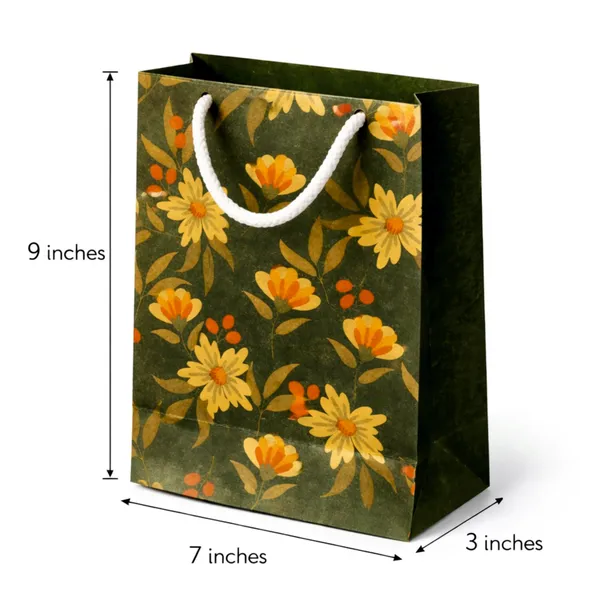 (Pack_of_10)_Kraft_Paper_Gift_Bag_–_Vintage_Floral_Pattern