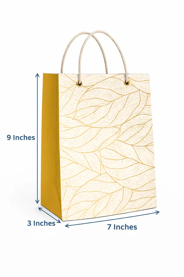 PACK_OF_10_Premium_Wooden_Gift_Bag_-_Mustard_Yellow_&_Natural_Finish