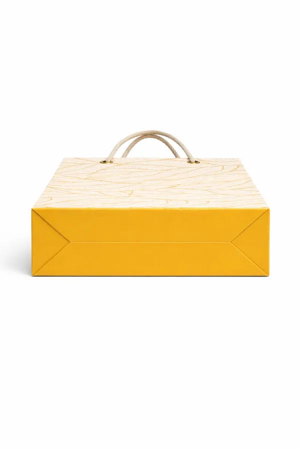PACK_OF_10_Premium_Wooden_Gift_Bag_-_Mustard_Yellow_&_Natural_Finish_