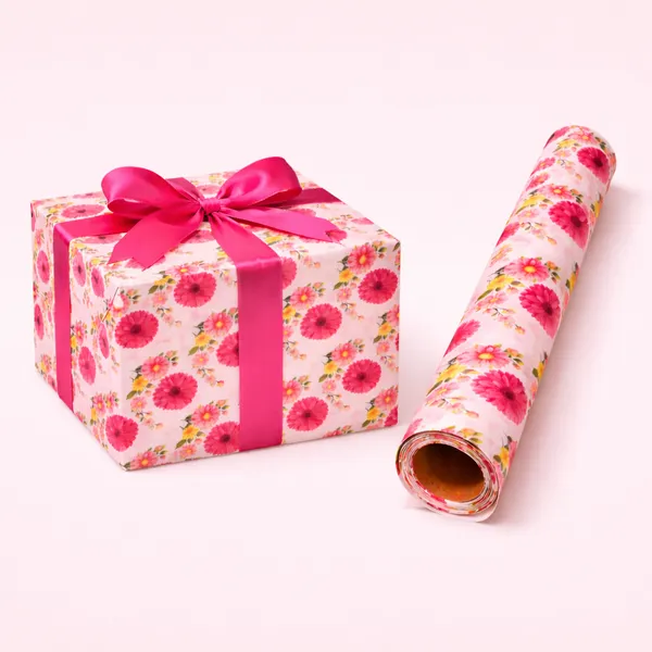 Pack_of_15_Elegant_Floral_Wrapping_Sheets_|_48_x_74_cm_|_Pink_Flower_Gift_Wrap_Paper