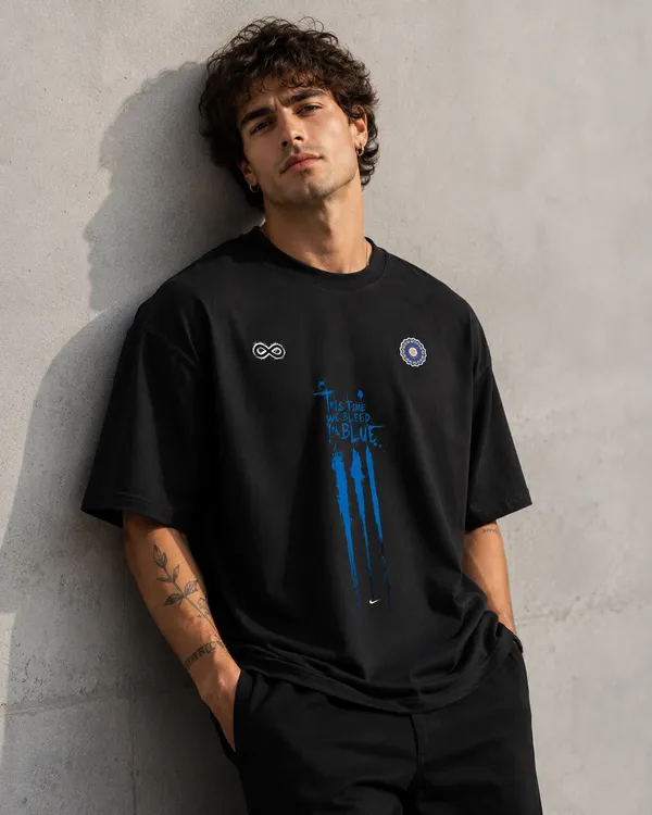 Giffy_Life_Bleed_in_Blue_Edition_Oversized_Tee_-_Black_Indian_Cricket_Streetwear_T-Shirt