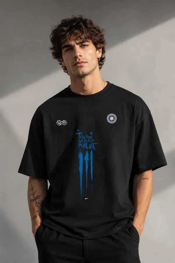 Giffy_Life_Bleed_in_Blue_Edition_Oversized_Tee_-_Black_Indian_Cricket_Streetwear_T-Shirt