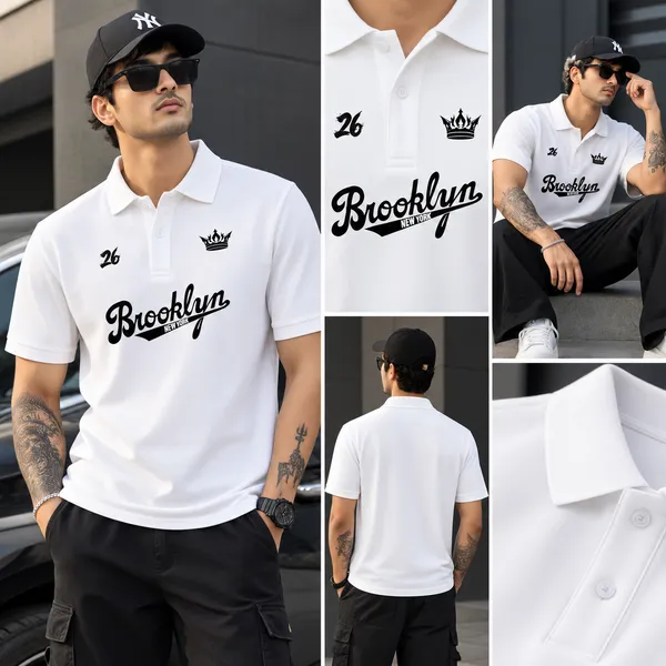 Giffy_Life_Brooklyn_Crown_Oversized_Polo_-_Crisp_White_Script_Typography_Streetwear_Polo_T-Shirt