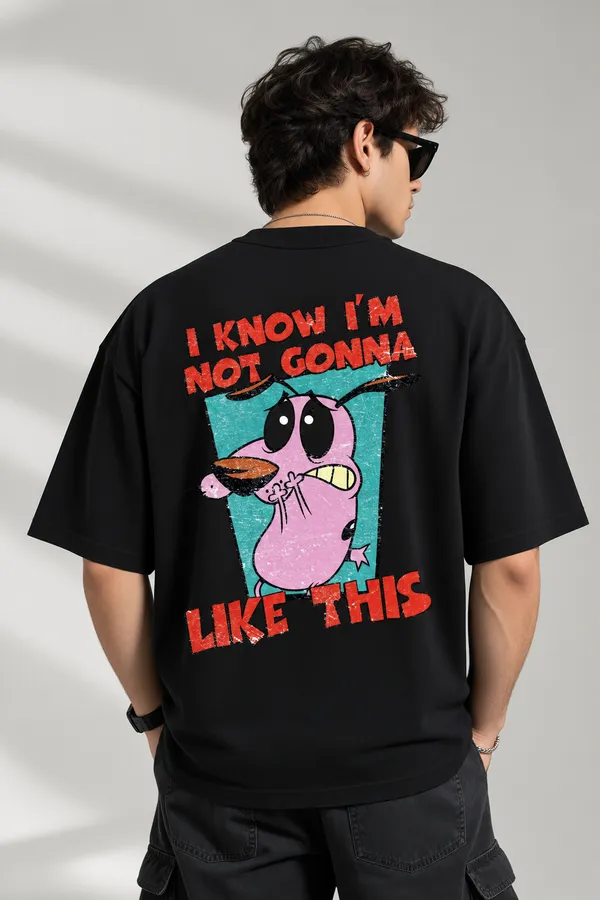 Giffy_Life_Courage_Cowardly_Dog_Oversized_Tee_-_Black_Retro_Cartoon_Graphic_Printed_Streetwear_T-Shirt