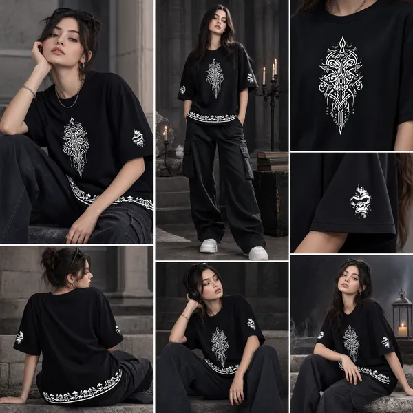 Giffy_Life_Dark_Sigil_Oversized_Tee_-_Jet_Black_Gothic_Dagger_&_Ornate_Hem_Print_Streetwear_T-Shirt