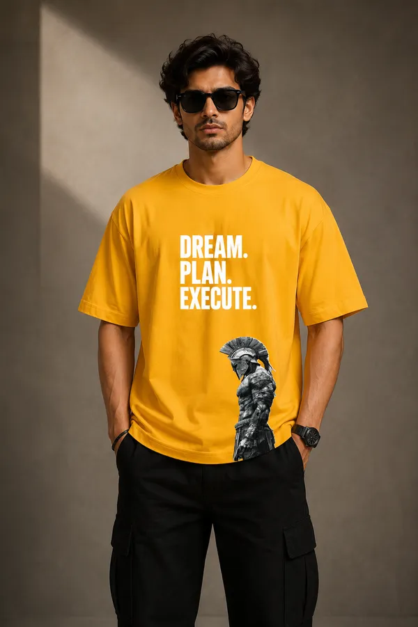 Giffy_Life_Dream_Plan_Execute_Oversized_Tee_-_Yellow_Spartan_Warrior_Motivational_Streetwear_T-Shirt