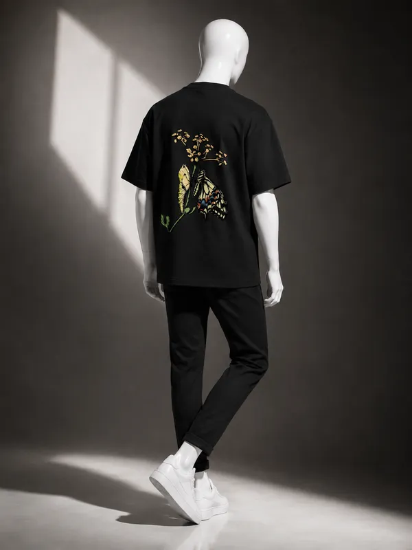 Giffy_Life_Flora_&_Fauna_Oversized_Tee_-_Black_Botanical_Caterpillar_Graphic_Streetwear_T-Shirt