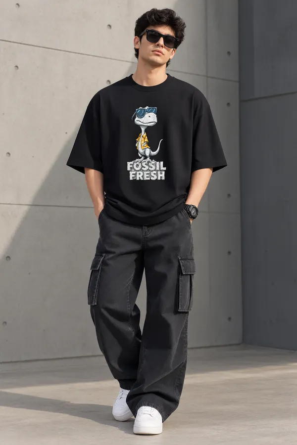 Giffy_Life_Fossil_Fresh_Dino_Oversized_Tee_-_Black_Cool_Dinosaur_Printed_Graphic_Streetwear_T-Shirt