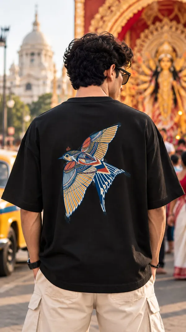 Giffy_Life_Geometric_Bird_Oversized_Tee_-_Black_Swallow_Back_Print_Streetwear_T-Shirt