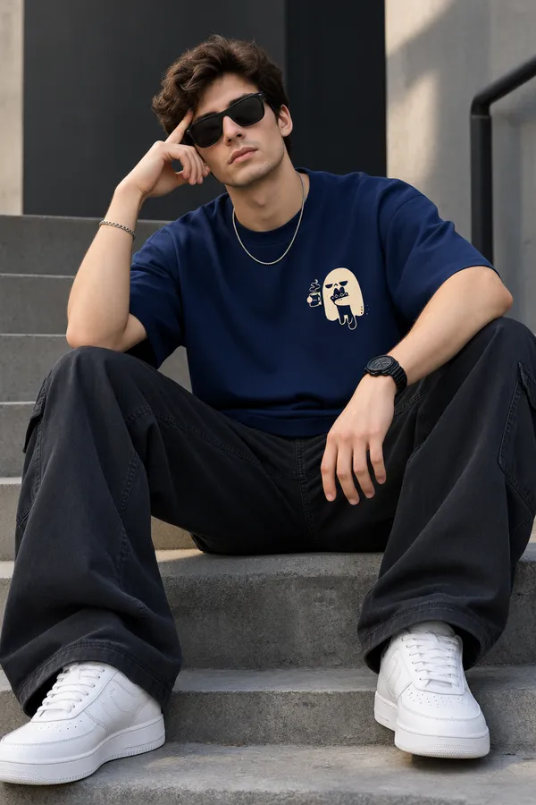 Giffy_Life_Ghost_Brew_Oversized_Tee_-_Midnight_Navy_Aesthetic_Coffee_Ghost_Graphic_Streetwear_T-Shirt