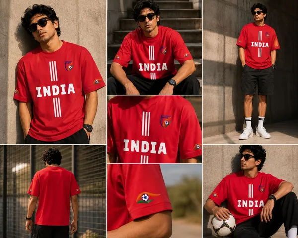 Giffy_Life_India_Football_Oversized_Tee_-_Red_Blokecore_Jersey_Style_Streetwear_T-Shirt