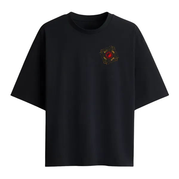 Giffy_Life_Kaal_Chakra_Oversized_Tee_-_Black_&_Red_Sacred_Geometry_Printed_Graphic_Streetwear_T-Shirt