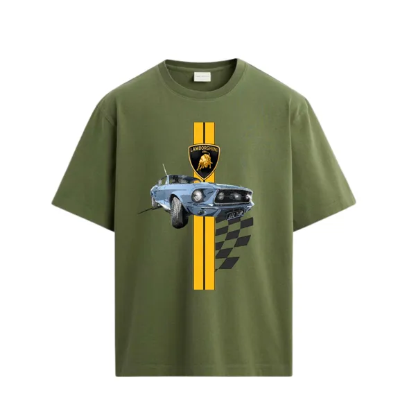 Giffy_Life_Lamborghini_Supercar_Oversized_Tee_-_Army_Green_Racing_Graphic_Printed_Streetwear_T-Shirt