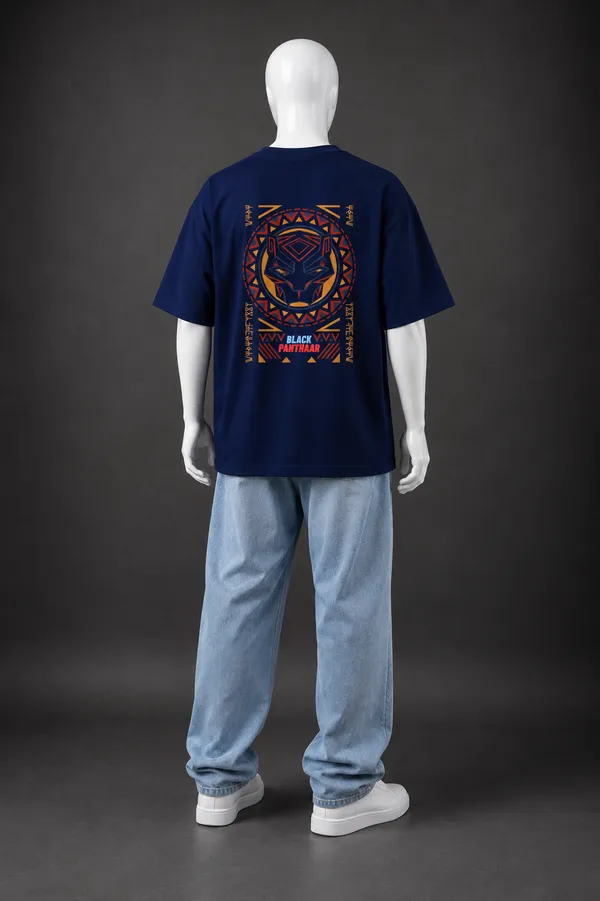 Giffy_Life_Panther_Rider_Oversized_Tee_-_Navy_Blue_Motorcycle_Biker_Back_Print_Streetwear_T-Shirt
