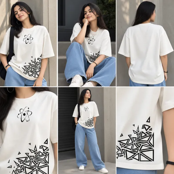 Giffy_Life_Quantum_Decay_Oversized_Tee_-_White_Atomic_&_Geometric_Graphic_Streetwear_T-Shirt