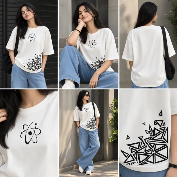 Giffy_Life_Quantum_Decay_Oversized_Tee_-_White_Atomic_&_Geometric_Graphic_Streetwear_T-Shirt