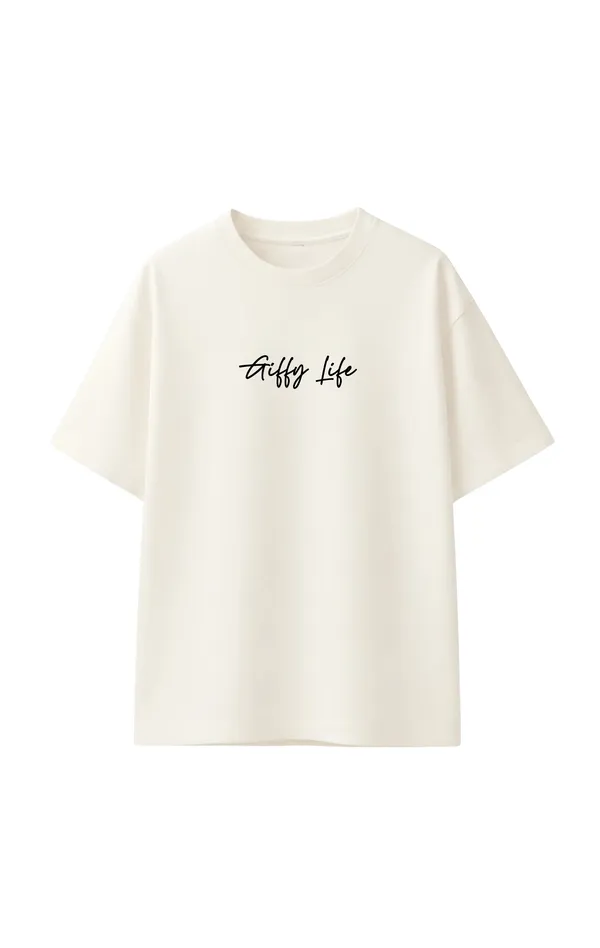 Giffy_Life_Signature_Oversized_Tee_-_Off-White_Clean_Minimalist_Aesthetic_Streetwear_T-Shirt