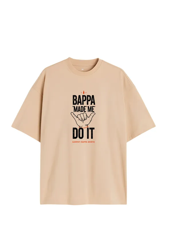 Giffy_Life_"Bappa_Made_Me_Do_It"_Beige_Oversized_T-Shirt