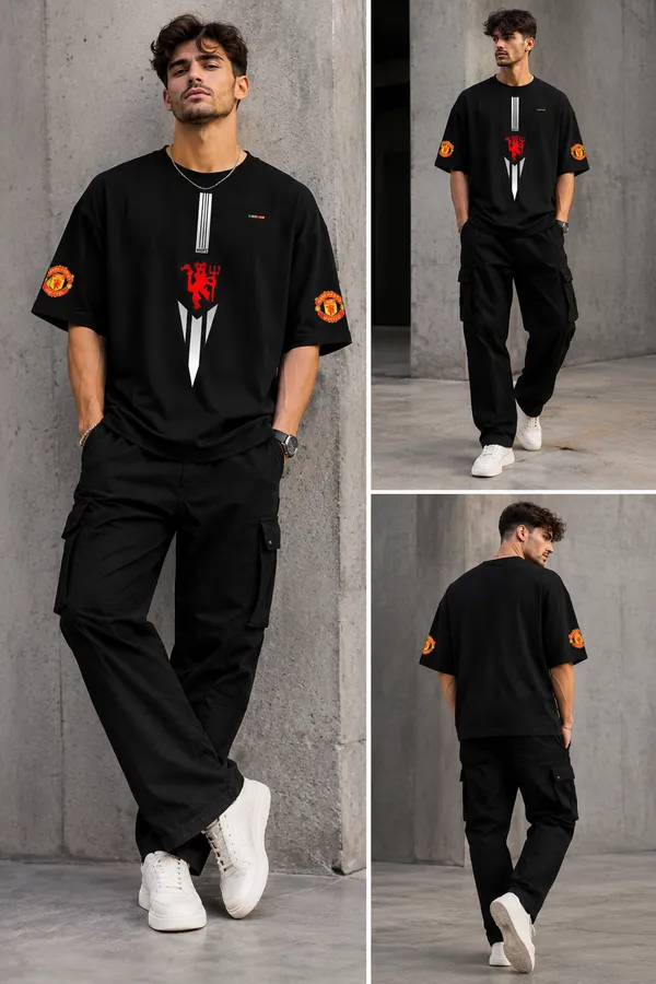 Giffy_Life_"Red_Devil_Blade"_Black_Oversized_T-Shirt_|_Premium_Heavyweight_Cotton_Football_Blokecore_Drop_Shoulder_Tee