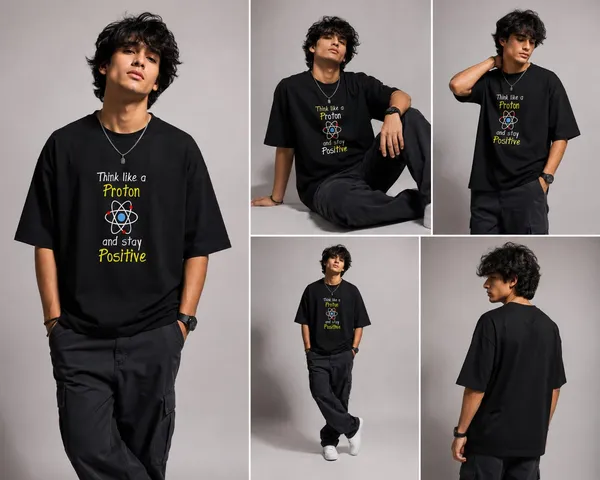 Giffy_Life_"Think_Like_a_Proton"_Black_Oversized_T-Shirt_|_Premium_Cotton_Science_Graphic_Drop_Shoulder_Tee