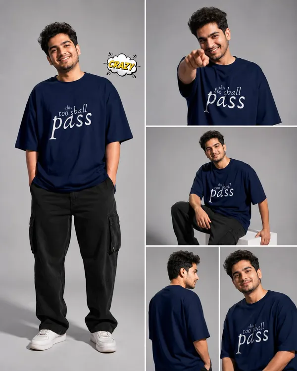 Giffy_Life_"This_Too_Shall_Pass"_Oversized_Tee_-_Navy_Blue_Minimalist_Quote_Streetwear_T-Shirt