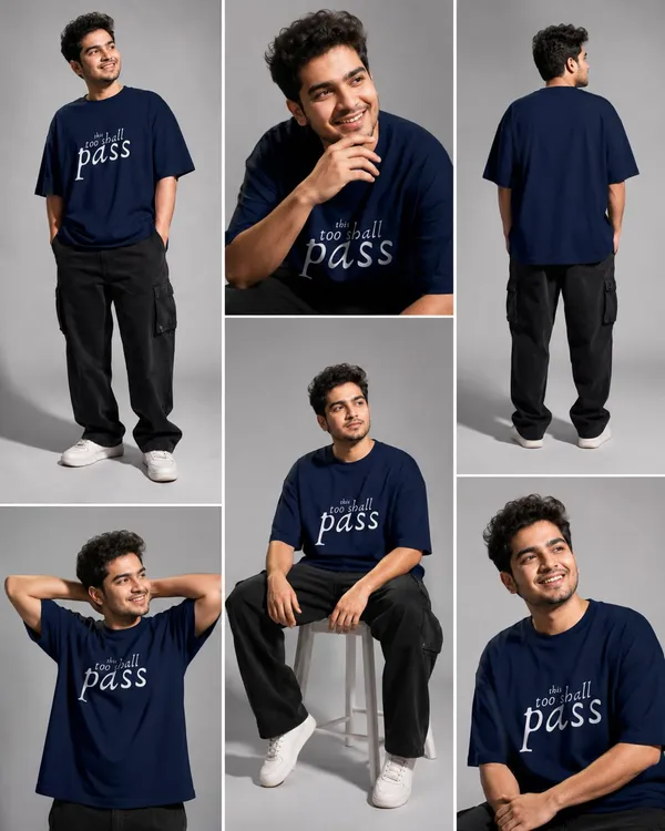 Giffy_Life_"This_Too_Shall_Pass"_Oversized_Tee_-_Navy_Blue_Minimalist_Quote_Streetwear_T-Shirt