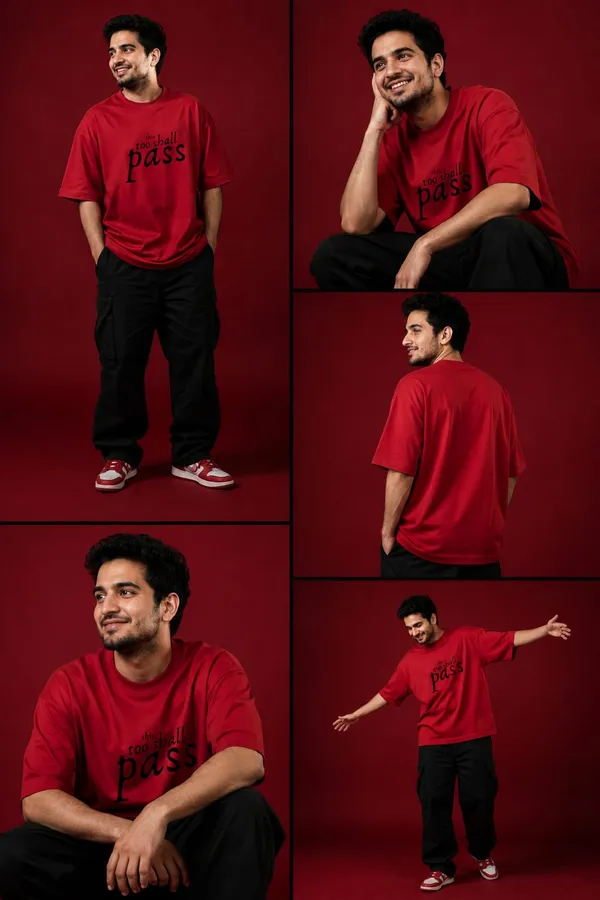 Giffy_Life_"This_Too_Shall_Pass"_Red_Oversized_T-Shirt_|_Premium_Cotton_Typography_Drop_Shoulder_Tee