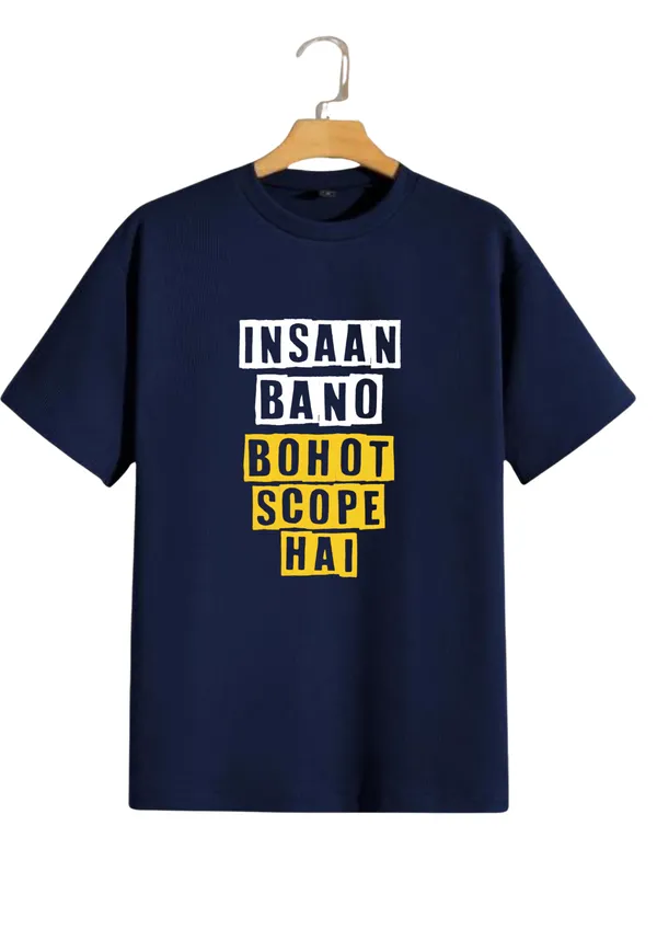 Insaan_Bano_Graphic_Round_Neck_T_shirt