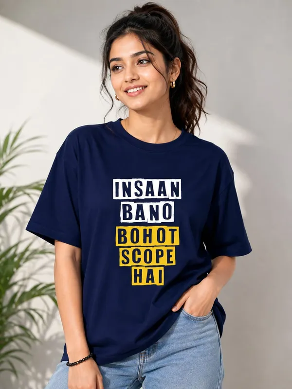 Insaan_Bano_Graphic_Round_Neck_T_shirt