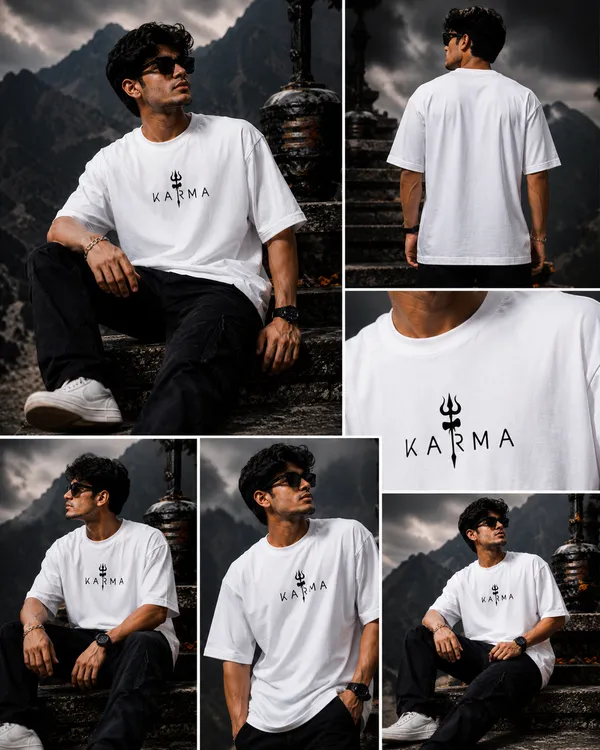 Karma_Trishul_Oversized_Graphic_Print_Round_Neck_T_shirt_in_White
