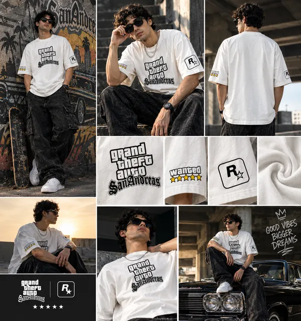 Men’s_Off-White_Oversized_"GTA_San_Andreas"_Gaming_T-Shirt_|_Giffy_Life