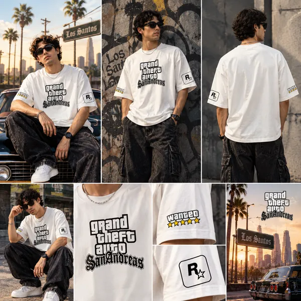 Men’s_Off-White_Oversized_"GTA_San_Andreas"_Gaming_T-Shirt_|_Giffy_Life
