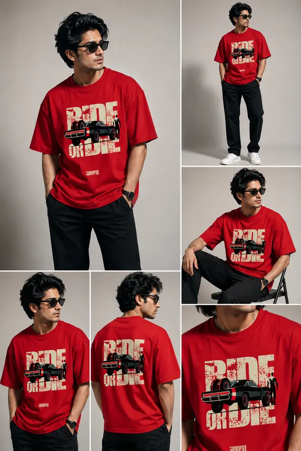 Men's_Red_Oversized_T-Shirt_with_"Ride_or_Die"_Muscle_Car_Graphic_Print