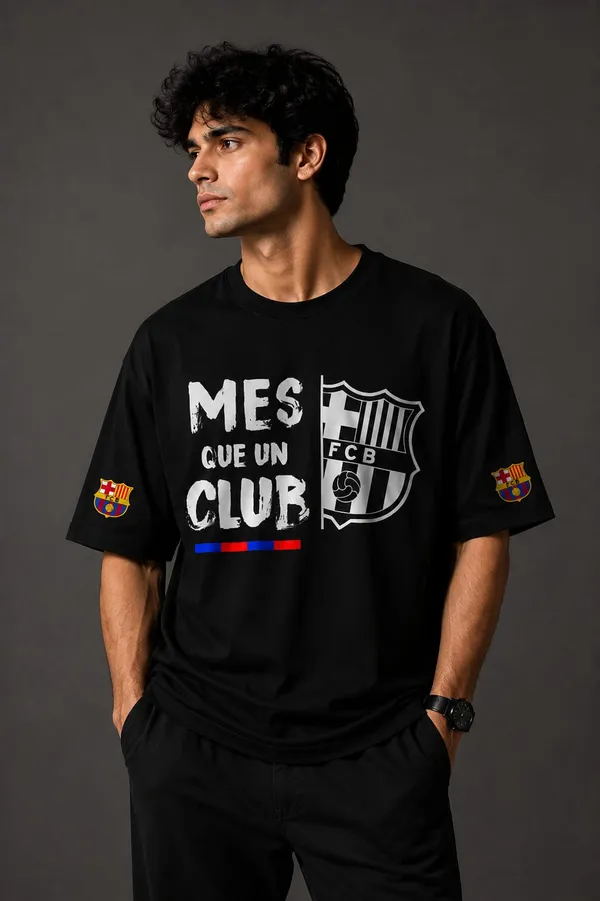 Messi_FCB_Black_oversized_Graphic_Print_Round_Neck_T_shirt_