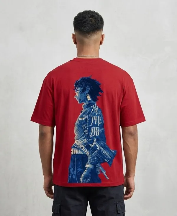 The_Demon_Slayer_Graphic_Print_Round_Neck_Oversized_T_shirt