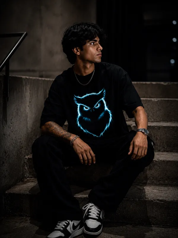 The_Electric_Owl_Oversized_Tee_in_Black