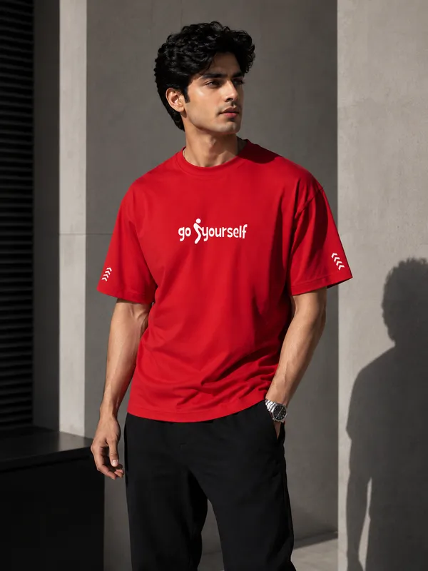 The_Slogan_Oversized_Tee_in_Red_–_Men's_Urban_Graphic_T-Shirt