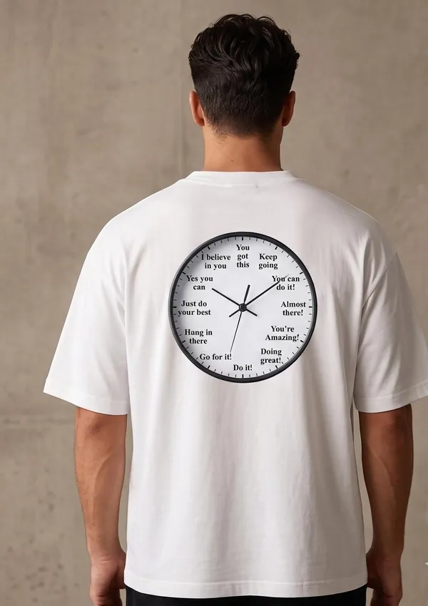 The_"Huh?"_Cat:_All-Day_Motivation_Graphic_Print_Round_Neck_Oversized_T_shirt