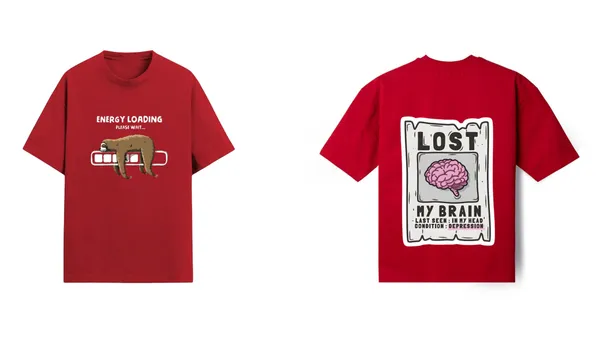 The_"Human_Condition"_Editorial_Graphic_Print_Round_Neck_Oversized_T_shirt_
