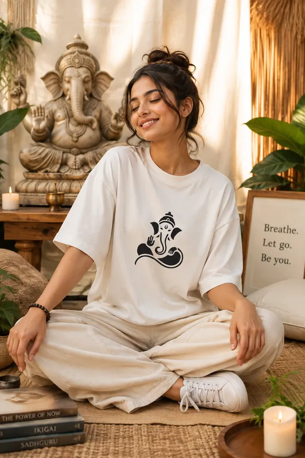 Women's_Off-White_Oversized_Lord_Ganesha_T-Shirt