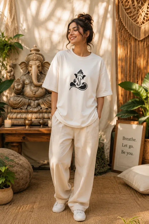 Women's_Off-White_Oversized_Lord_Ganesha_T-Shirt