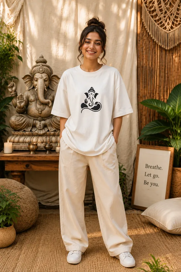 Women's_Off-White_Oversized_Lord_Ganesha_T-Shirt