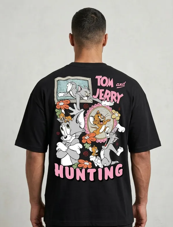 DF-Black_Terry_Cotton_Oversized_Tom_And_Jerry_Graphic_Print_T-Shirt_For_Men