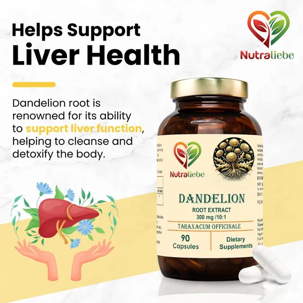 Dandelion_Root_Extract_300Mg_Taraxacum_Officinale_90_Capsules