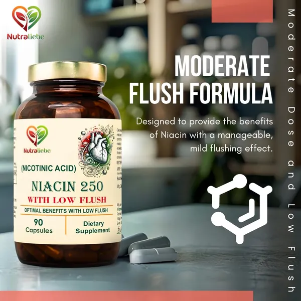 Niacin_Nicotinic_Acid_Moderate_Dose_Low_Flush_Formula_90_Capsules_For_Cardiovascular_And_Energy_Support