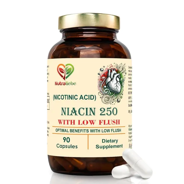 Niacin_Nicotinic_Acid_Moderate_Dose_Low_Flush_Formula_90_Capsules_For_Cardiovascular_And_Energy_Support
